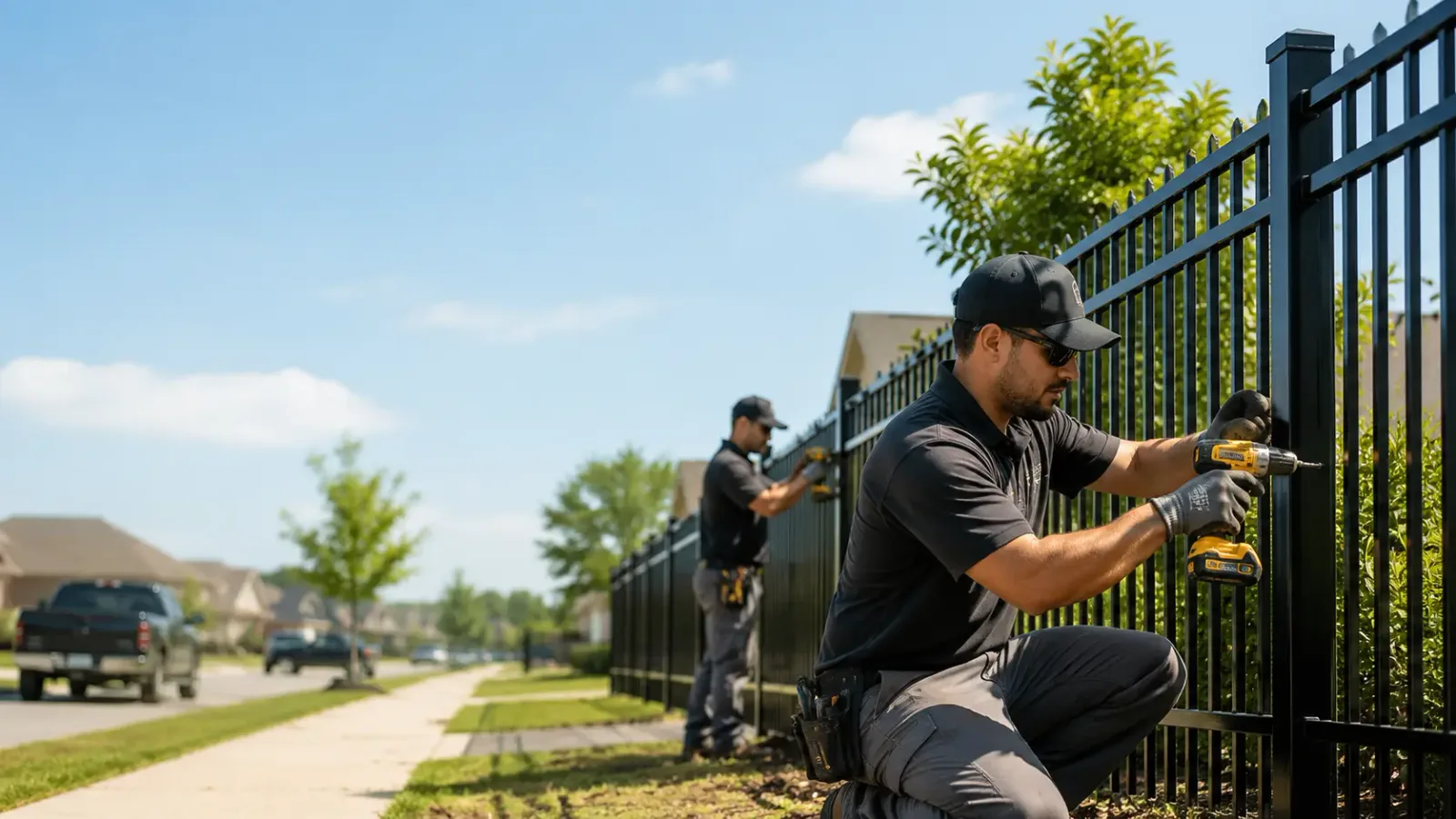 Metal Fence Installation in Wayzata, MN